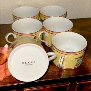 Gucci Greek Mythology Porcelain plate/tea/cup set. *complete set*